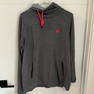 Under Armour hoodie/cowl neck with pockets and zipper